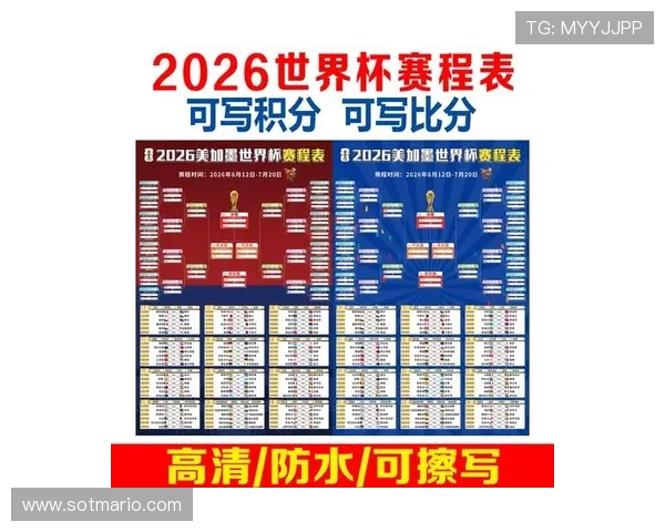 2026年美加墨世界杯赛程表最新更新，比赛日期和场次一览